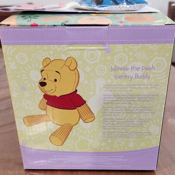 Scentsy Disney Winnie the Pooh Buddy new in box with mickey scentsy pack - Picture 2 of 3